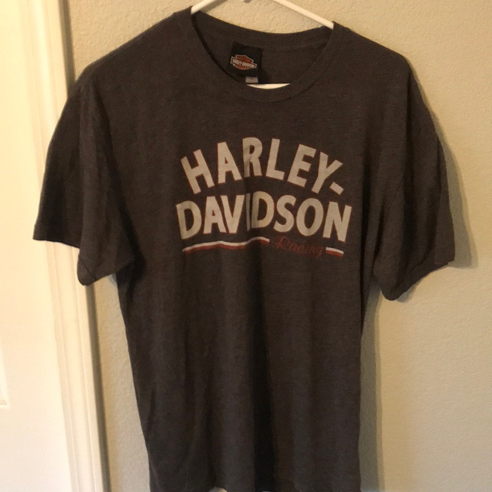 Harley-Davidson Men's Gray T-Shirt large